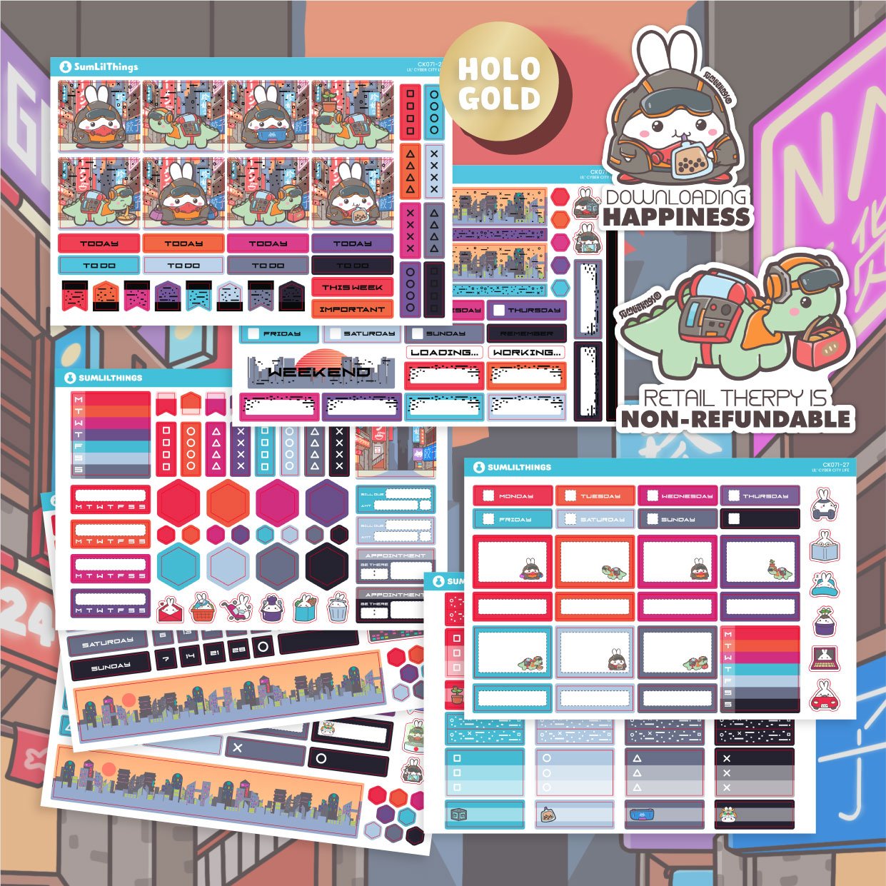 SLT Hobonichi COUSIN Sticker Subscription (3 - Month Plan) - SumLilThings