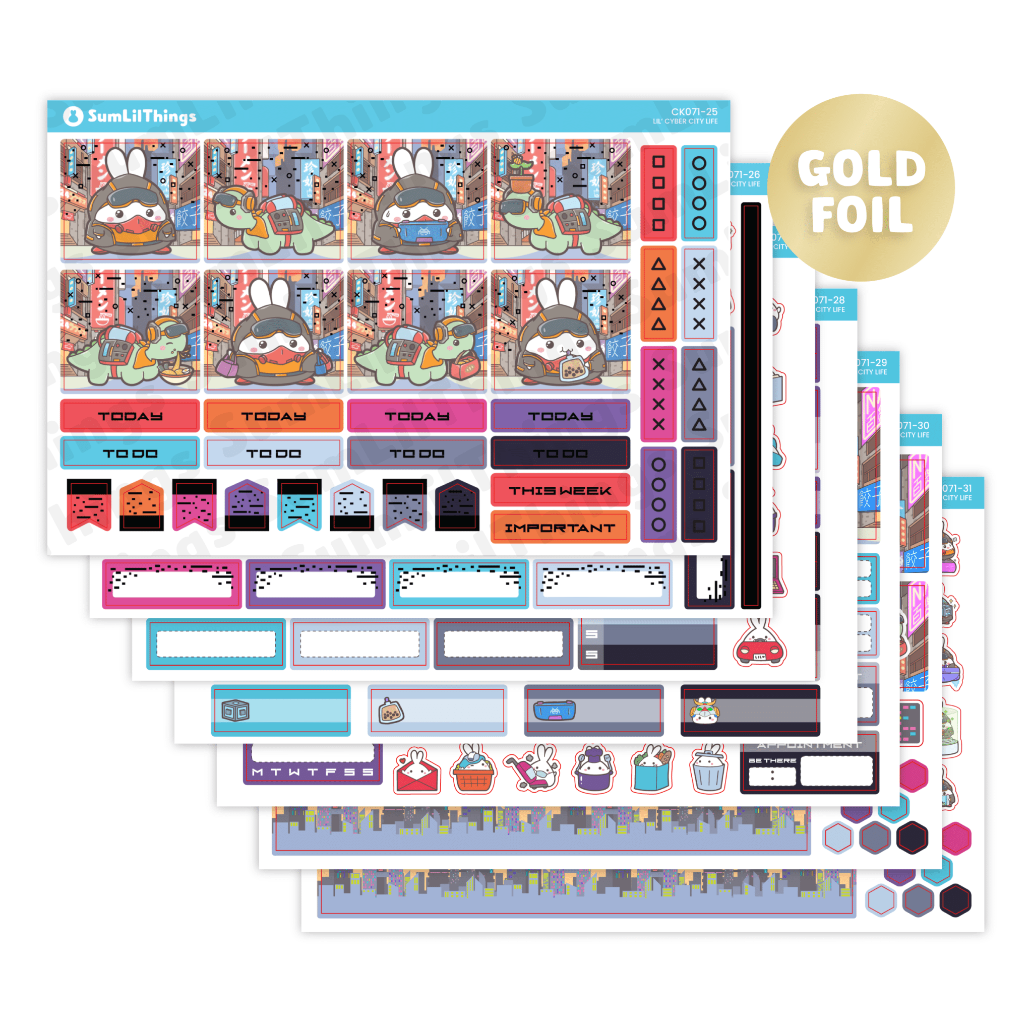 SLT Hobonichi COUSIN Sticker Subscription (3 - Month Plan) - SumLilThings