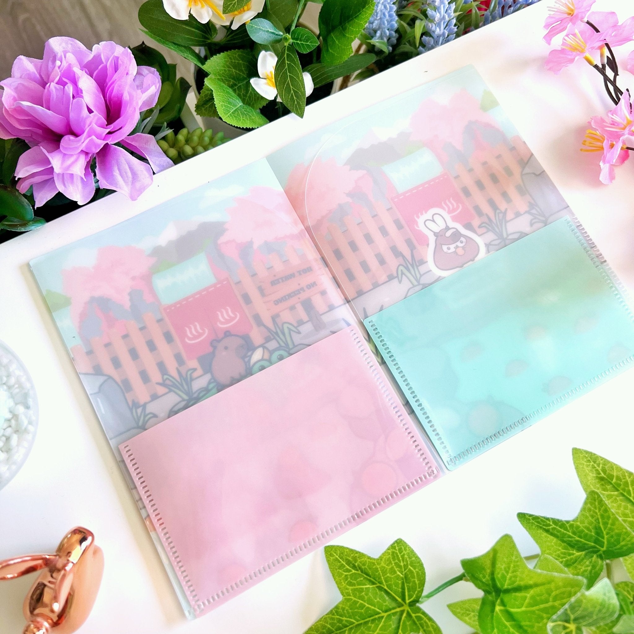 Sticker Folder - Be Capy & Chill (B6 Size) - SumLilThings