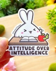 Vinyl Sticker - Attitude Over Intelligence - SumLilThings