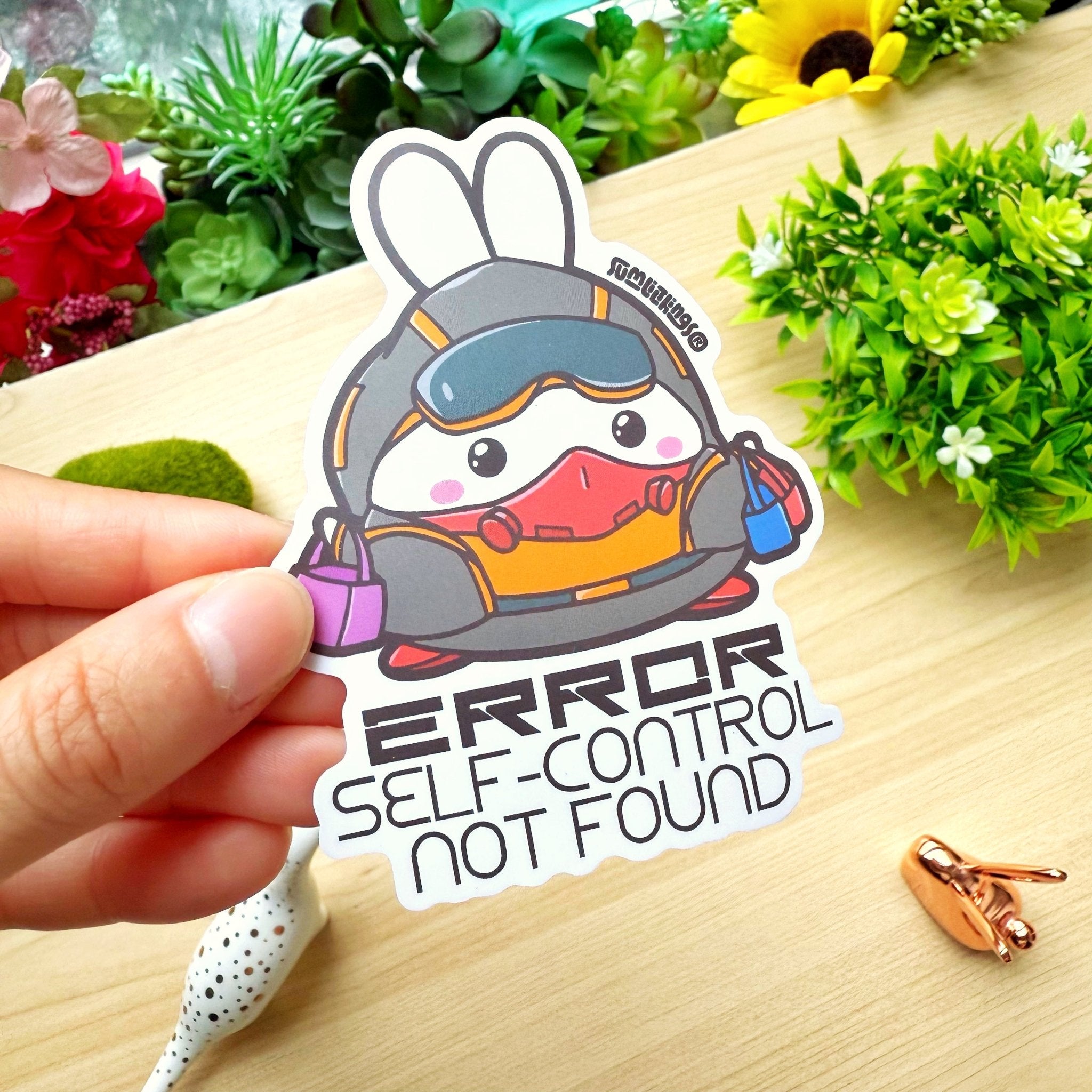 Vinyl Sticker - Error Self - Control Not Found - SumLilThings