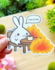 Vinyl Sticker - Everything is Fine Lil - SumLilThings