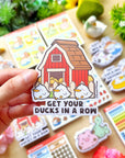 Vinyl Sticker - Get Your Ducks In A Row - SumLilThings
