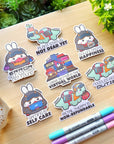 Vinyl Sticker - Lil' Cyber City Life (Set of 7) - SumLilThings