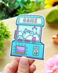 Vinyl Sticker - Narwhal Plushie Claw Machine - SumLilThings