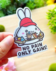 Vinyl Sticker - No Pain Only Gains! - SumLilThings