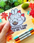 Vinyl Sticker - Noodle Time is Me Time - SumLilThings