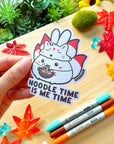 Vinyl Sticker - Noodle Time is Me Time - SumLilThings