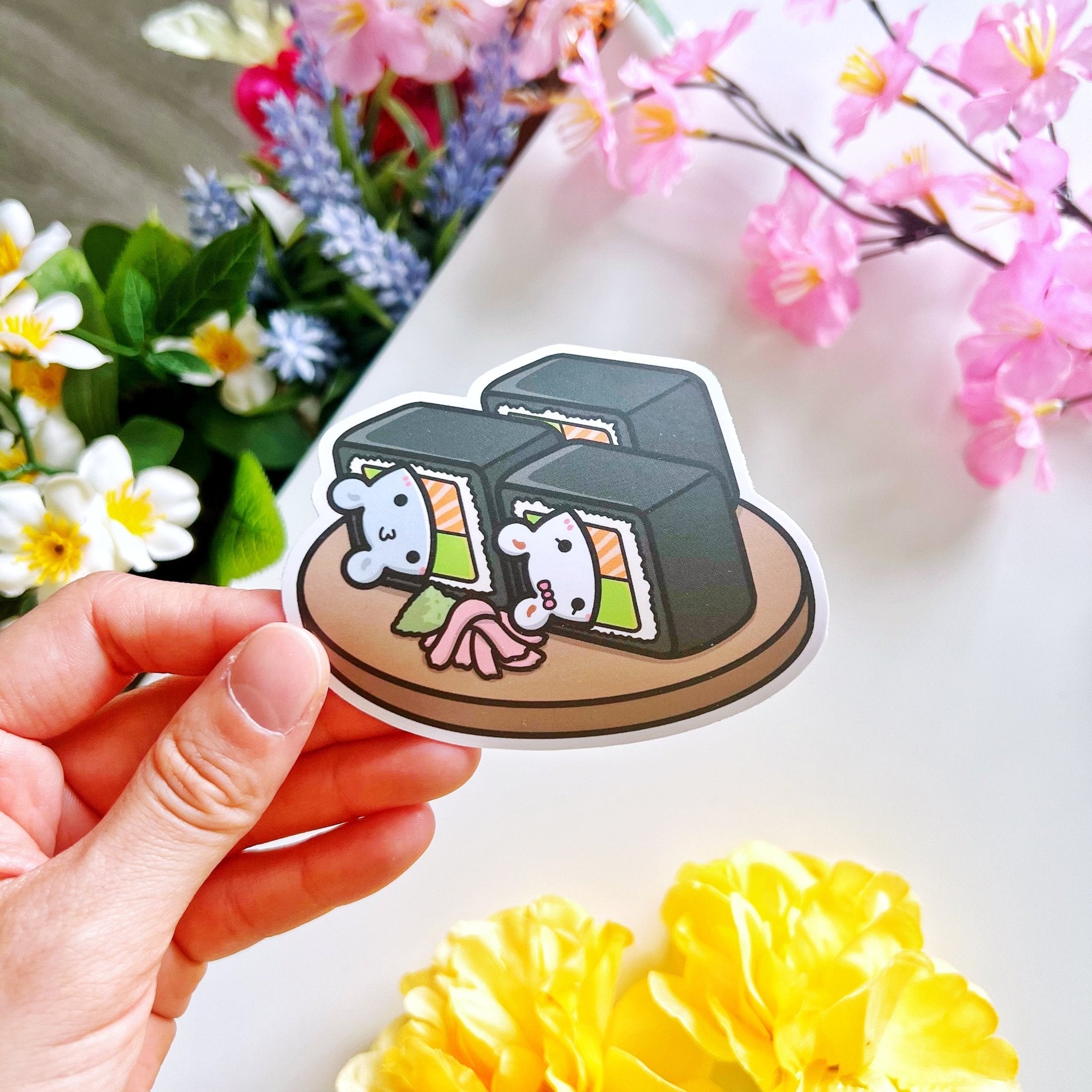 Vinyl Sticker - Oatmeal & Cinnamon Roll - SumLilThings