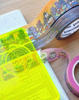 Washi Cutter - Lil's Cyber ID Card (Acrylic) - Blacklight Reactive - SumLilThings