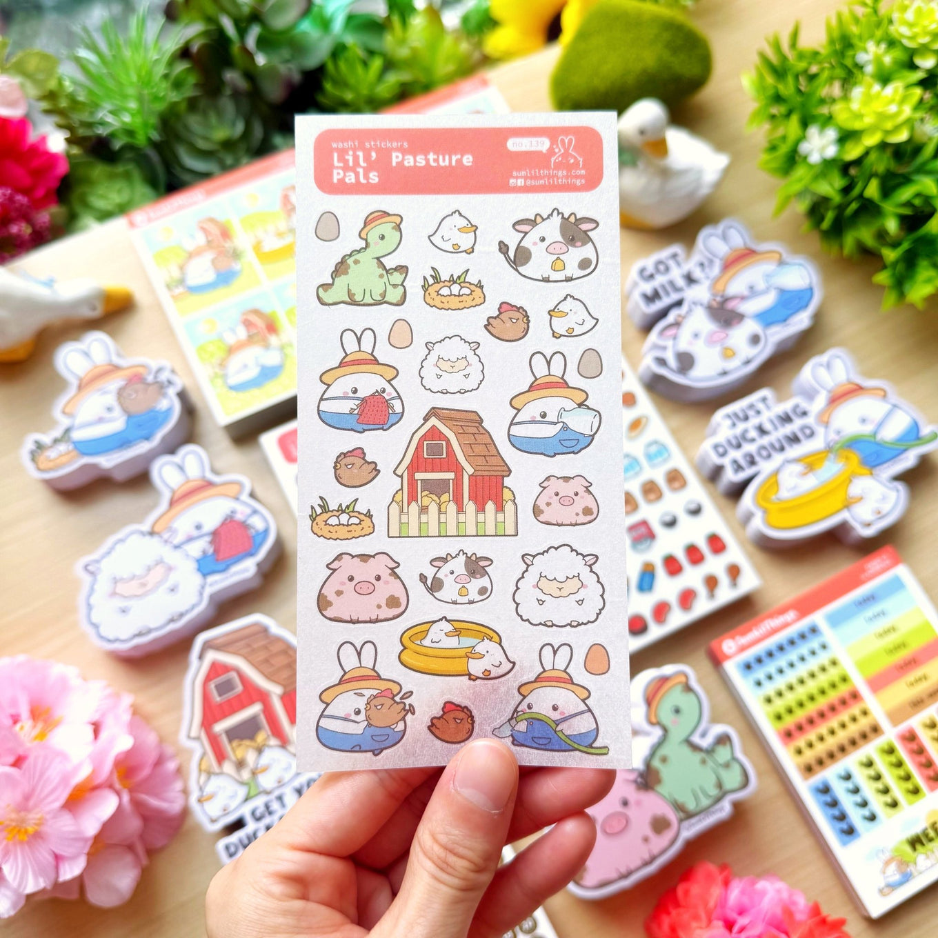 Washi Sticker - Lil' Pasture Pals - SumLilThings