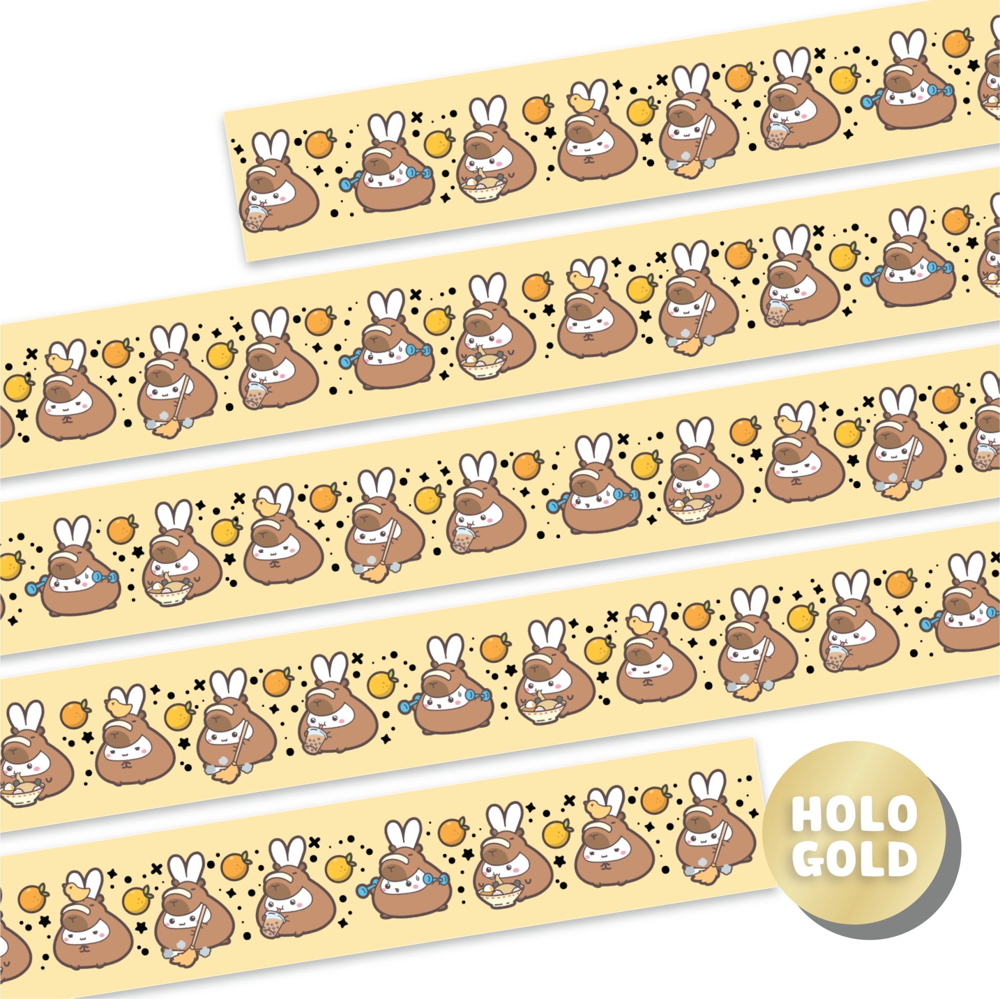 Washi Tape - Be Capy and Chill Collection - SumLilThings