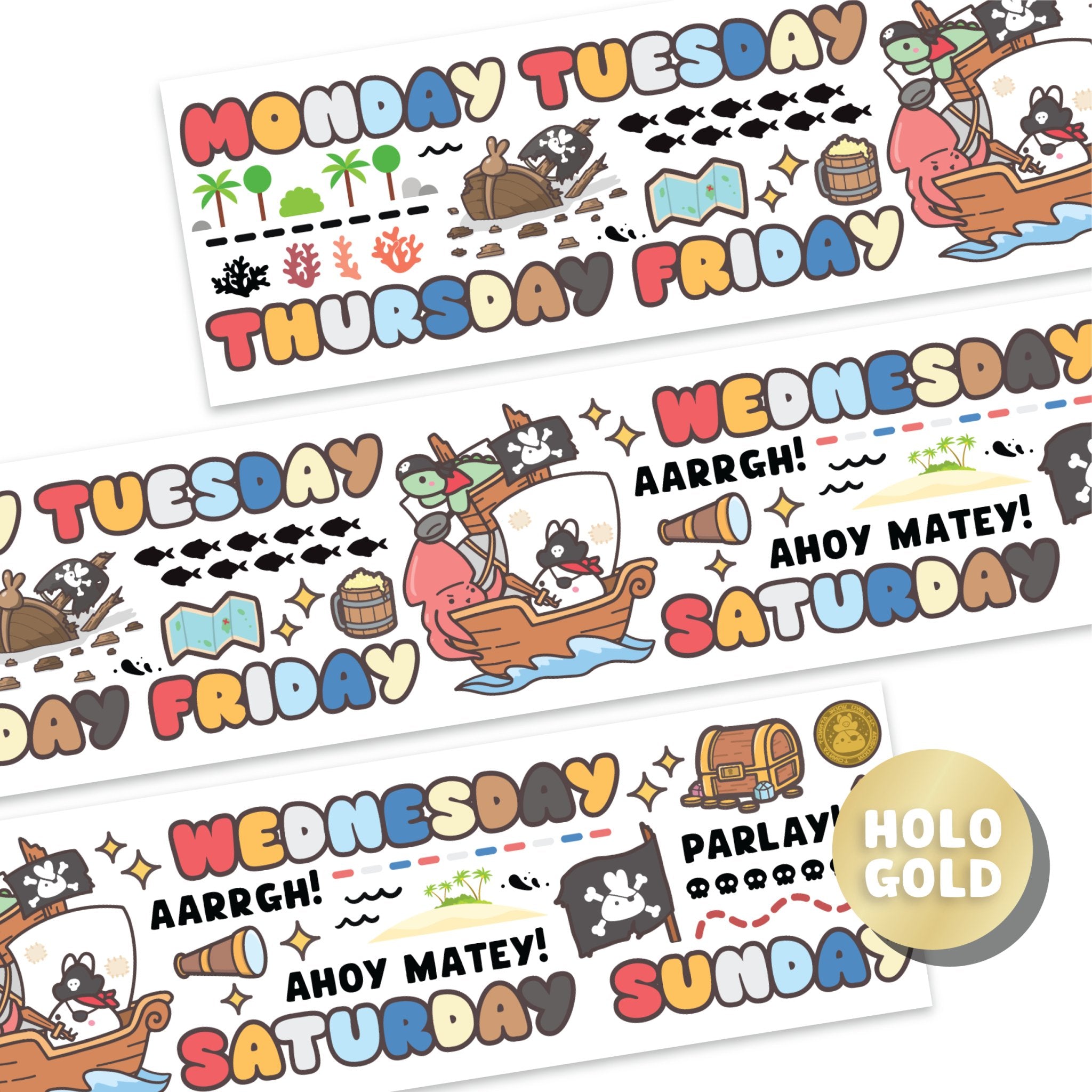 Washi Tape - Lil' Treasure Hunt Collection - SumLilThings