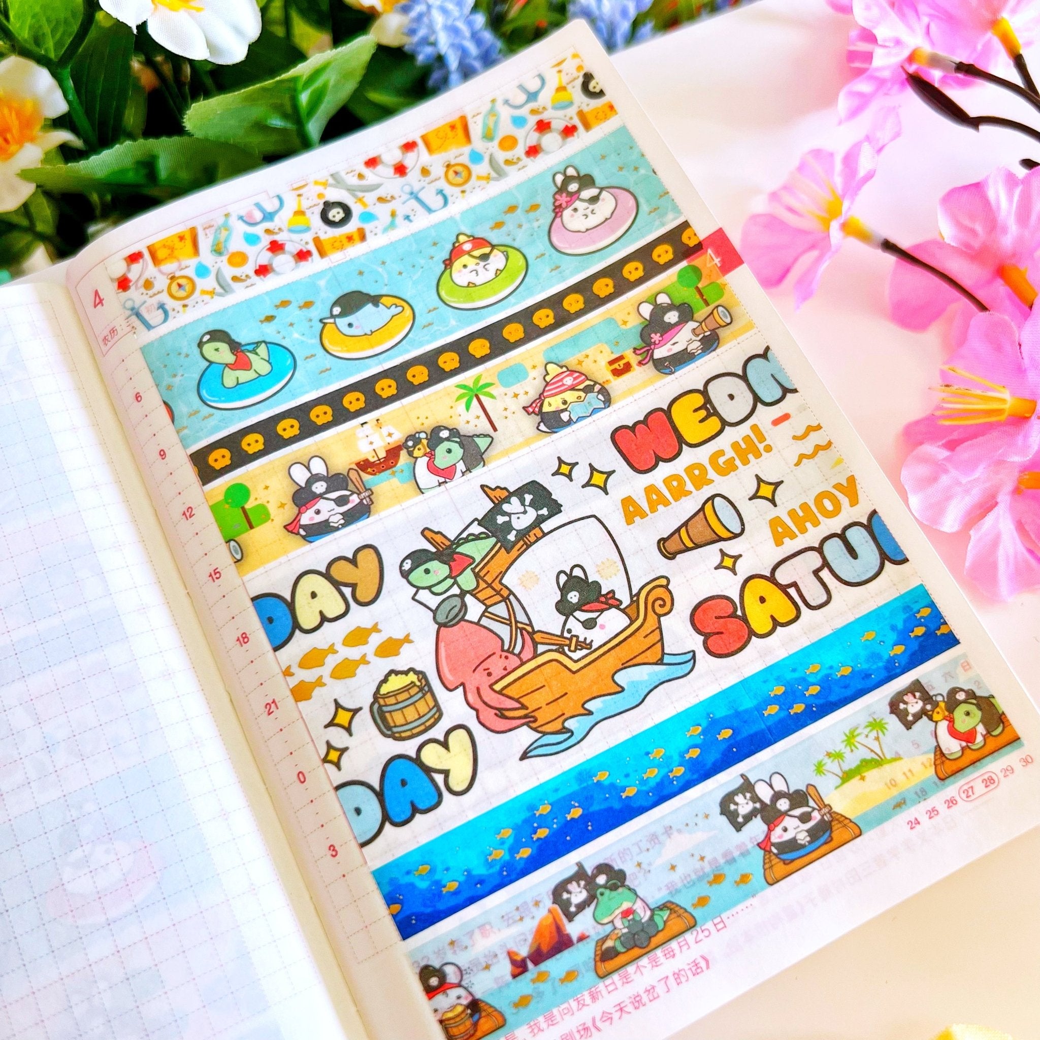 Washi Tape - Lil' Treasure Hunt Collection - SumLilThings