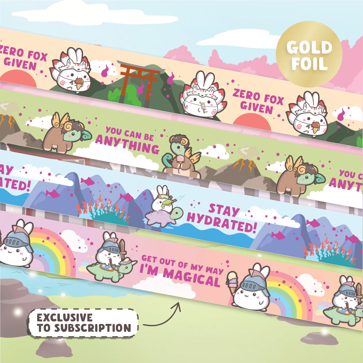 SumLilThings Stationery Subscription - Washi Tape Only