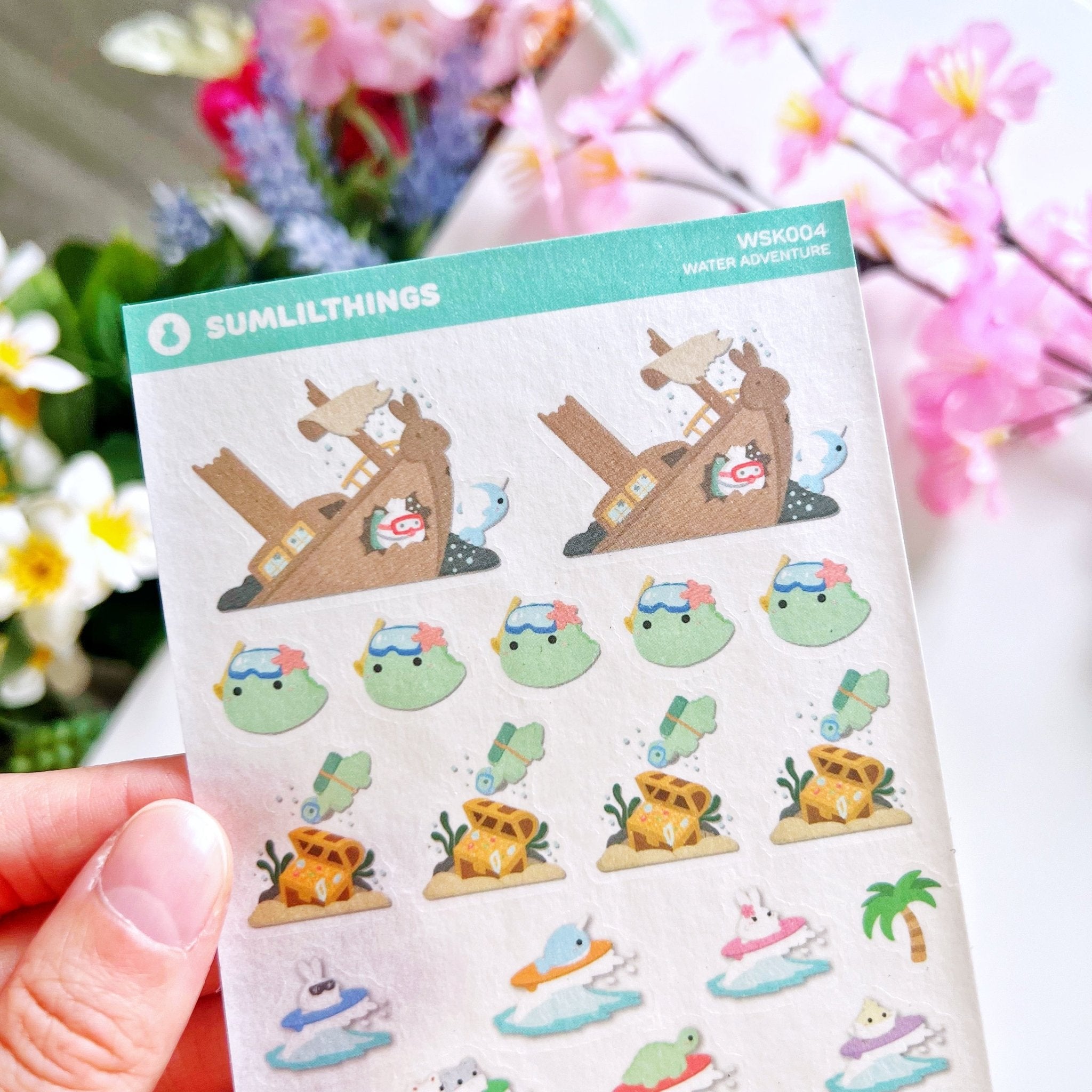 Water Adventure Washi Stickers - SumLilThings