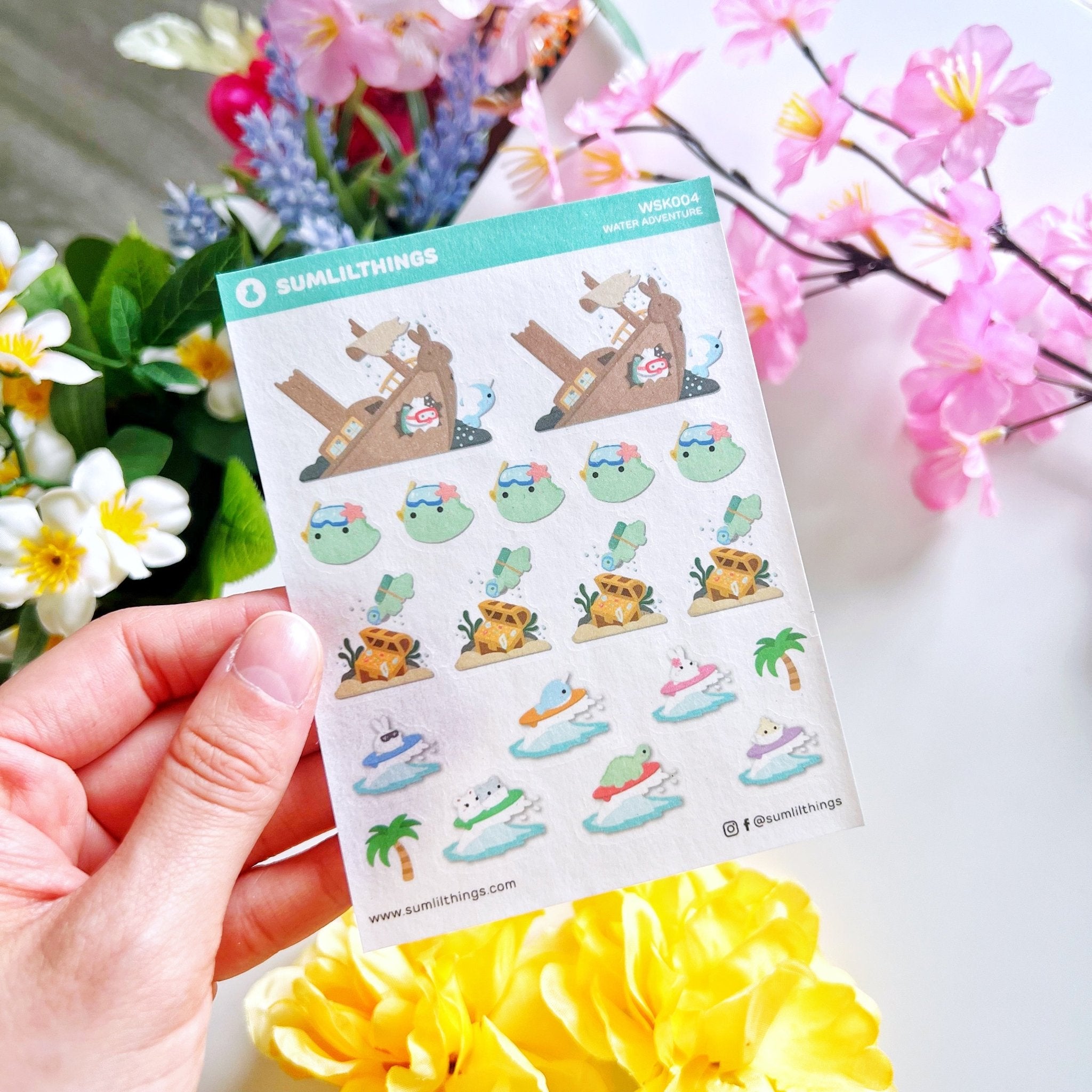Water Adventure Washi Stickers - SumLilThings
