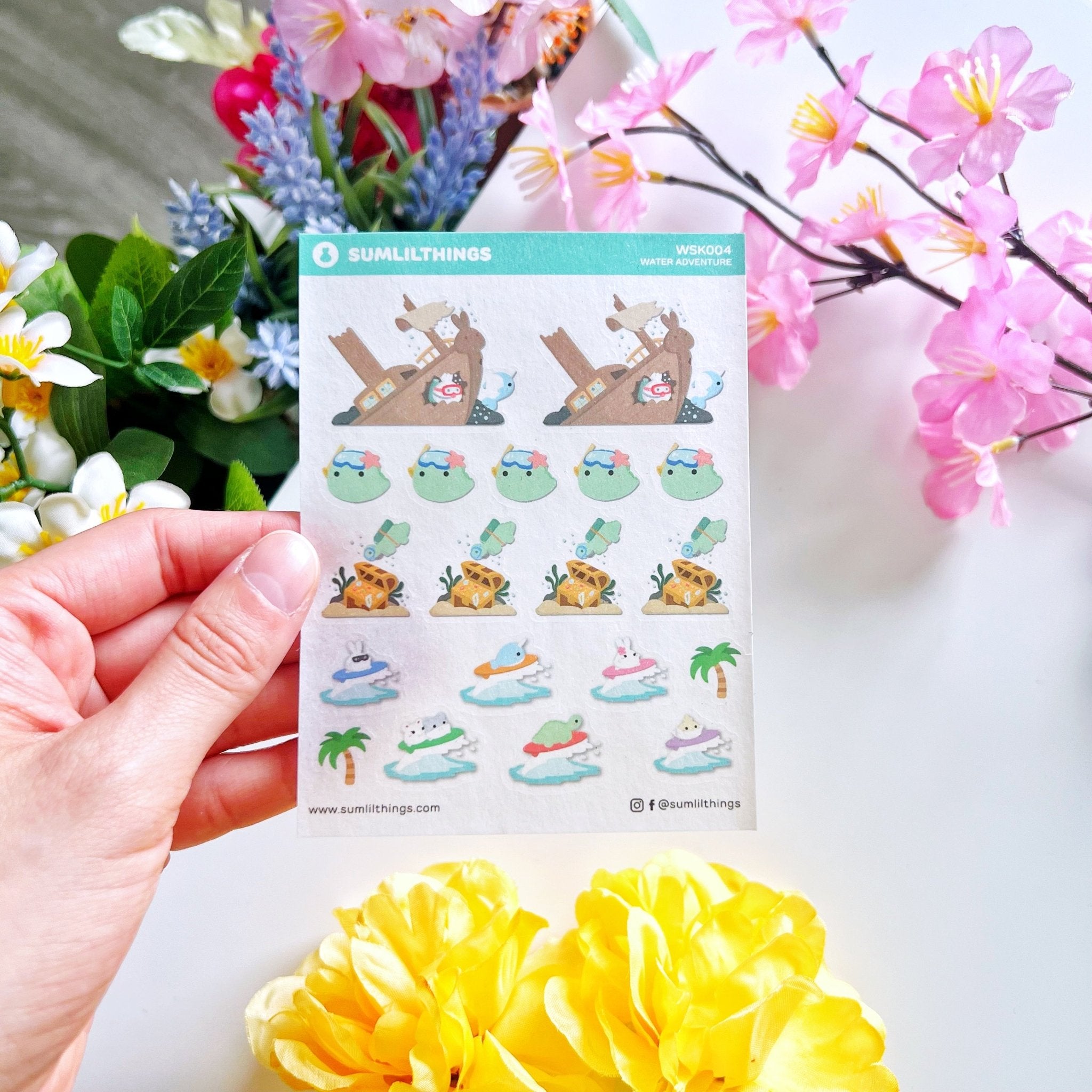 Water Adventure Washi Stickers - SumLilThings