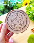 Wooden Coaster - Coffee Makes Me Poop - SumLilThings