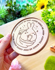 Wooden Coaster - Coffee Makes Me Poop - SumLilThings