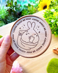 Wooden Coaster - Coffee Makes Me Poop - SumLilThings