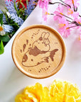 Wooden Coaster - Koi Fish - SumLilThings