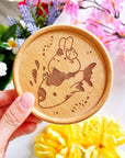 Wooden Coaster - Koi Fish - SumLilThings