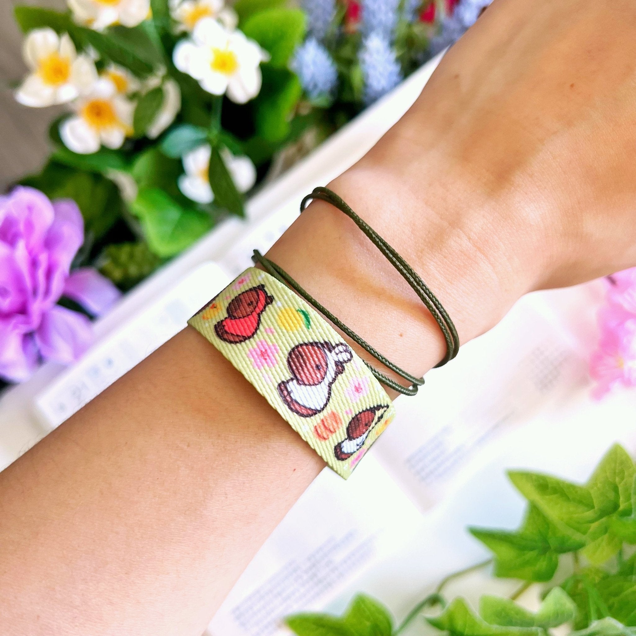 Wrist Lanyard - Be Capy & Chill - SumLilThings