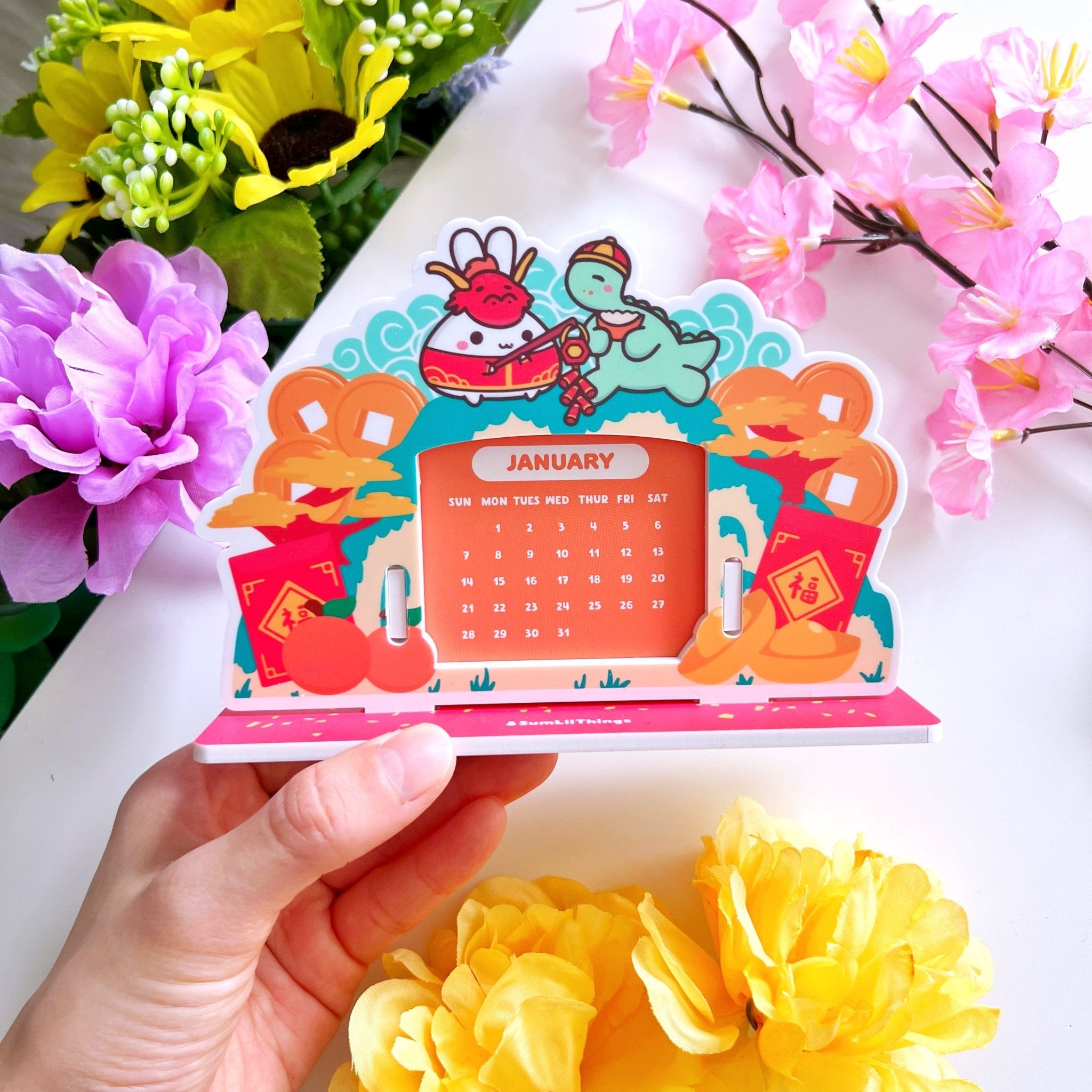 2024 Acrylic Calendar - Year of the Dragon - SumLilThings