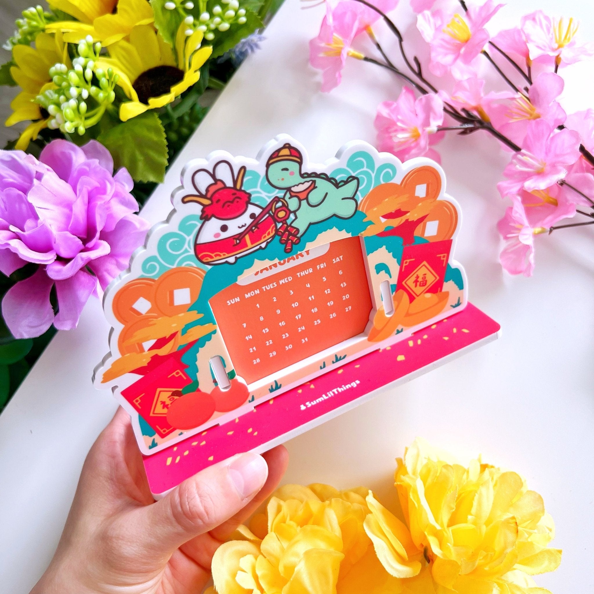 2024 Acrylic Calendar - Year of the Dragon - SumLilThings