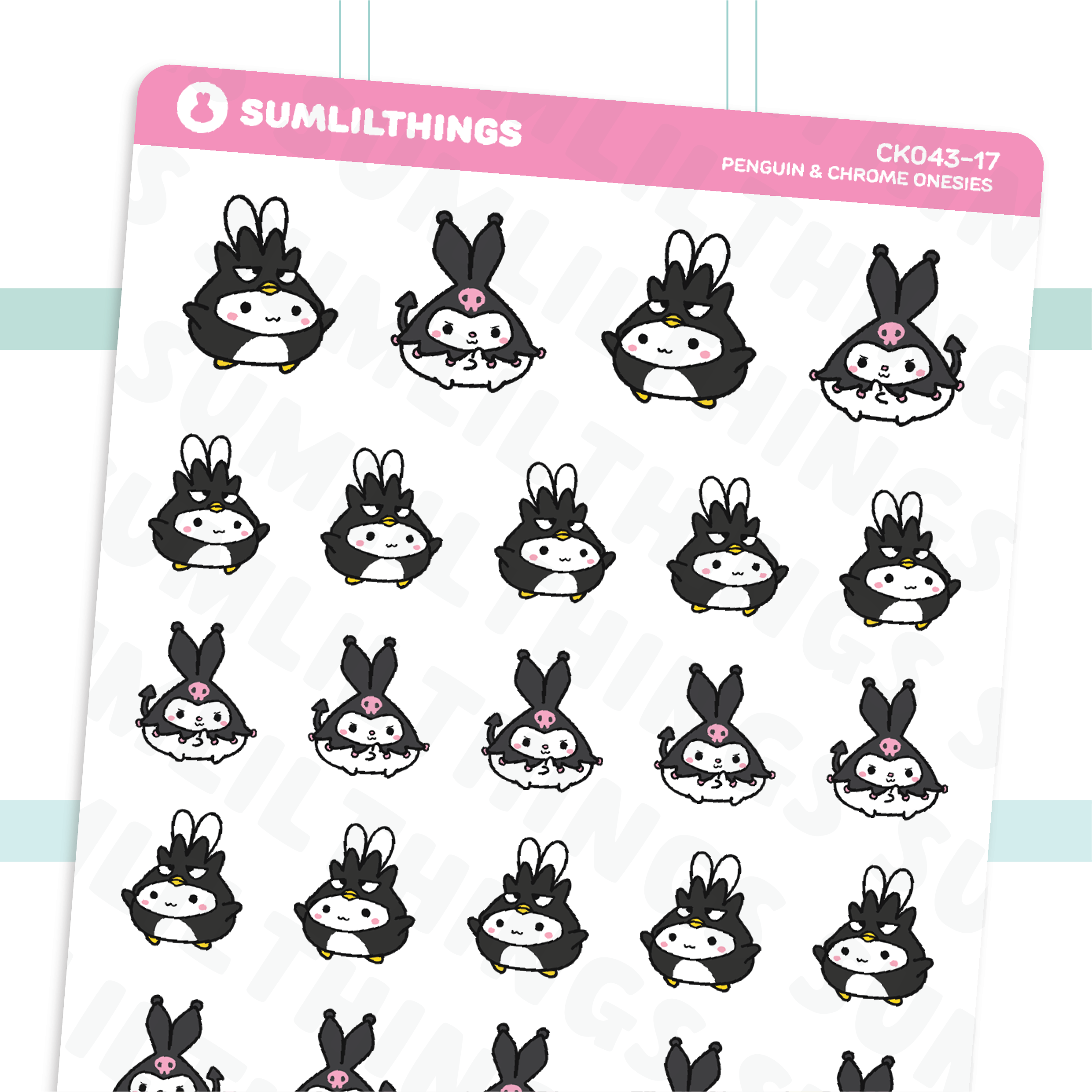 Badtz-Maru Onesies Stickers