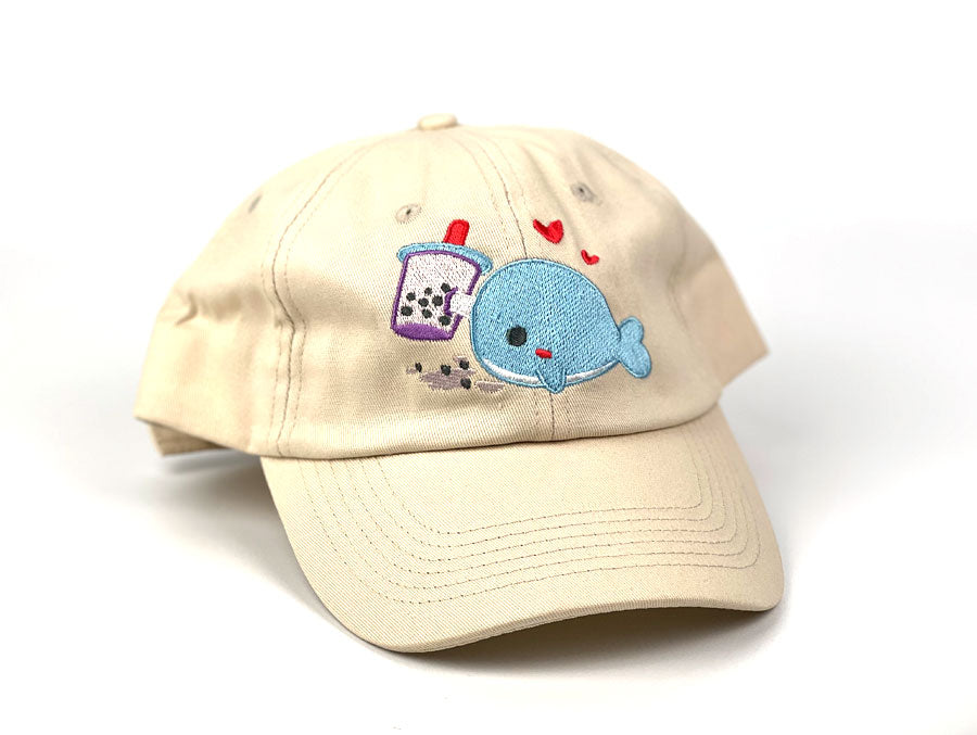 Embroidered Hat - Narnar Taro Boba Khaki