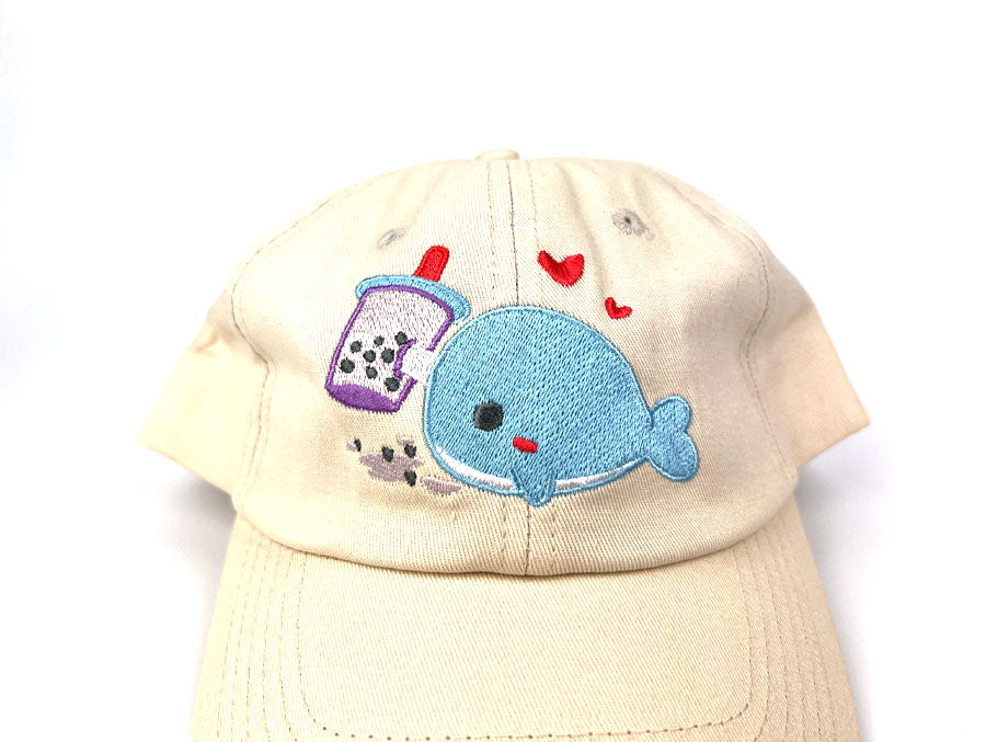 Embroidered Hat - Narnar Taro Boba Khaki