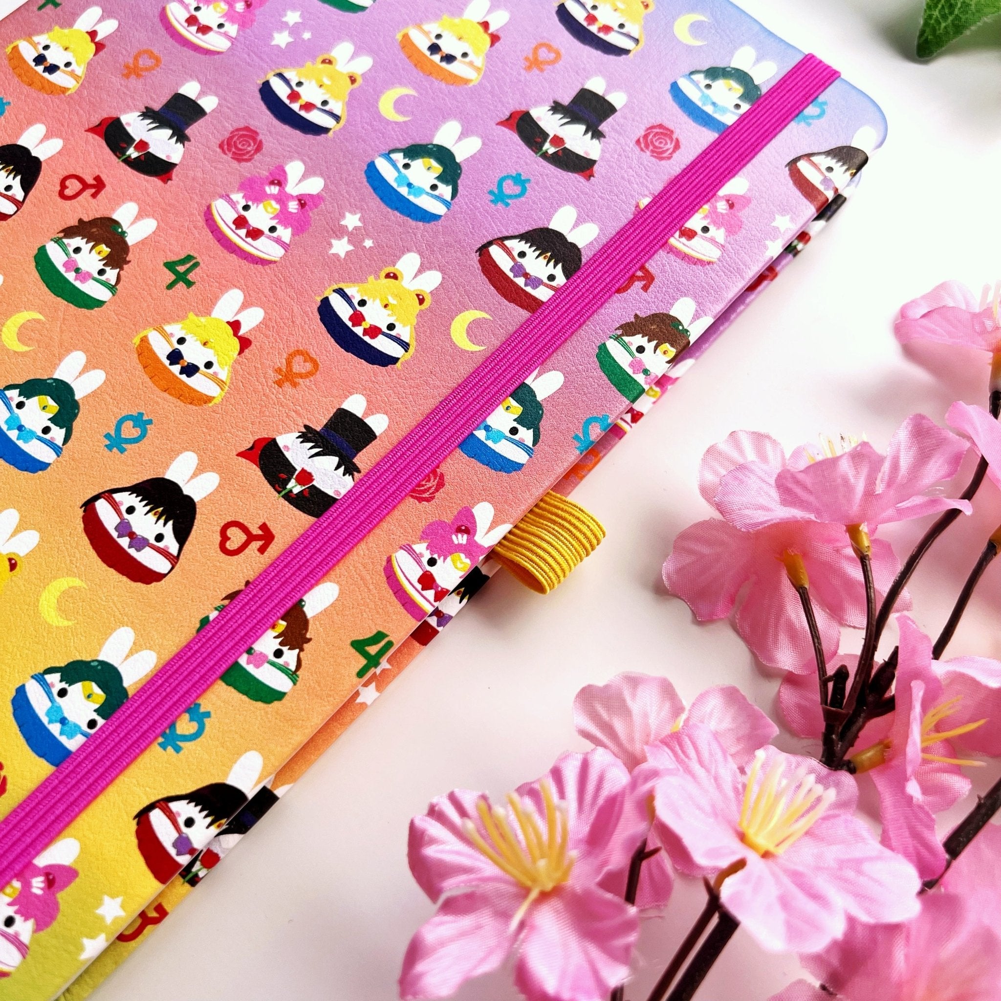 A5 PU Notebook - Lil' Sailor Scouts (Dot Grid) - SumLilThings