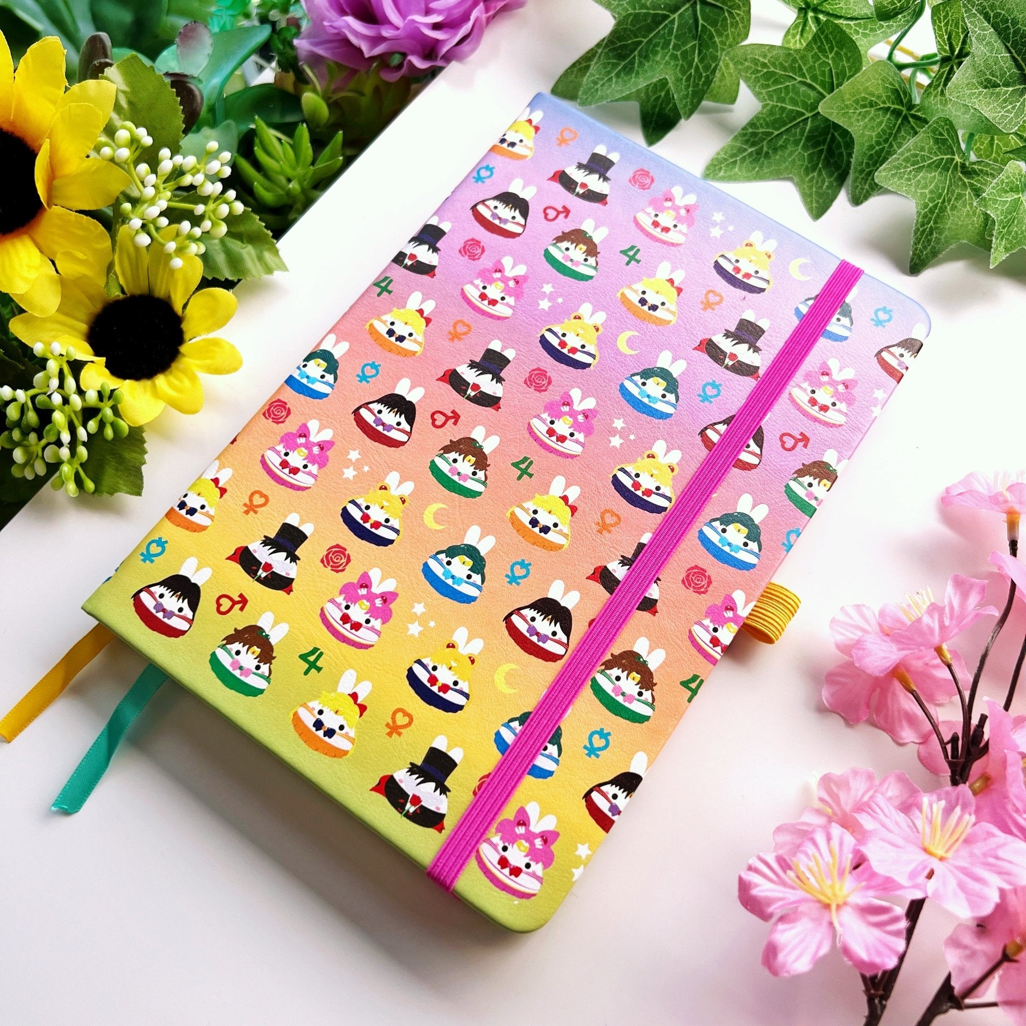 A5 PU Notebook - Lil' Sailor Scouts (Dot Grid) - SumLilThings