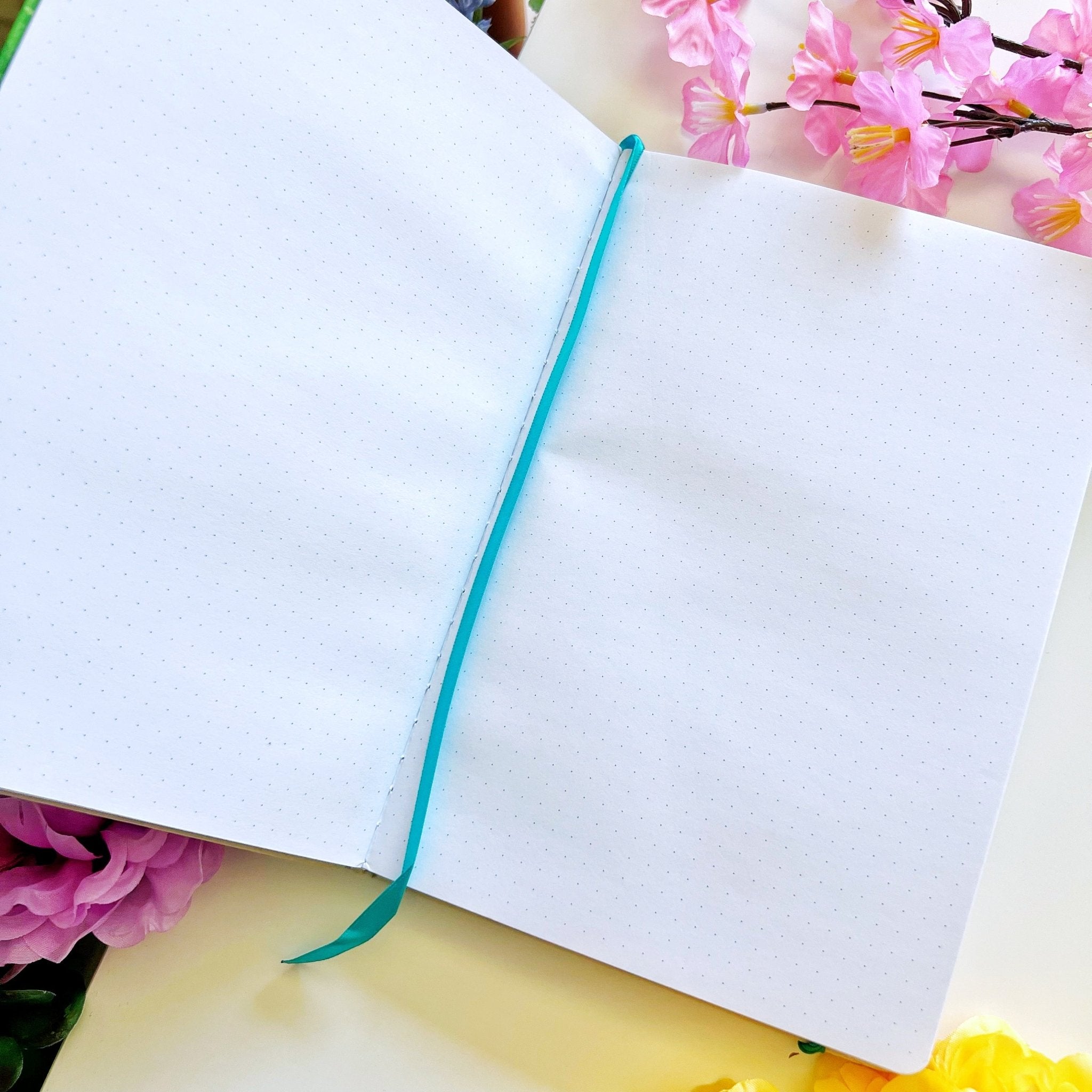 A5 PU Notebook - My Lil' Neighbors - Gold Foil (Dot Grid) - SumLilThings