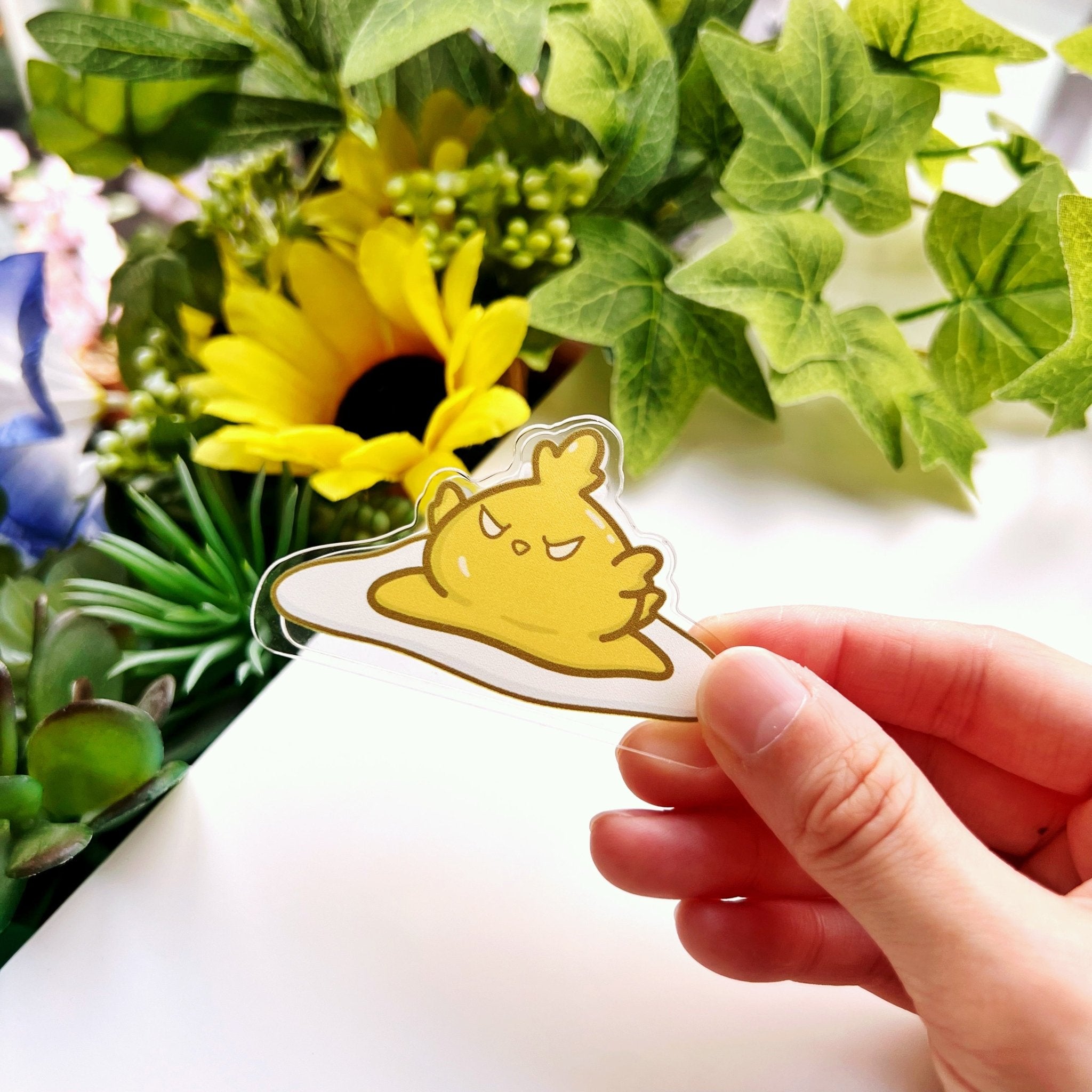 Acrylic Clip - Angry Chichi Sunny Side-Up - SumLilThings