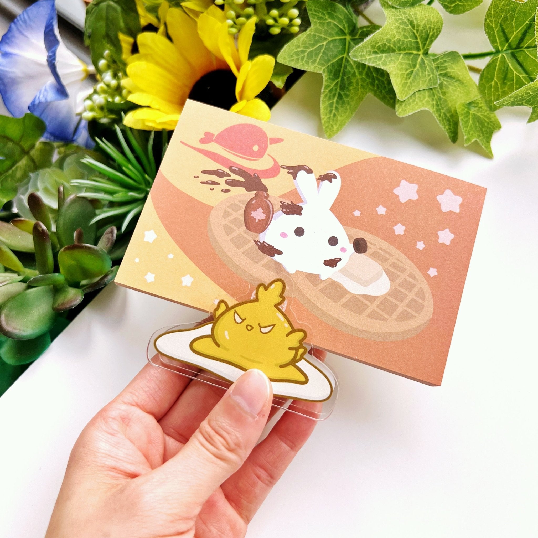 Acrylic Clip - Angry Chichi Sunny Side-Up - SumLilThings