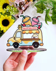 Acrylic Note Holder - Chichi's Smoothie Truck - SumLilThings