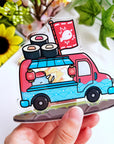 Acrylic Note Holder - Narnar's Sushi Truck - SumLilThings