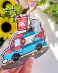 Acrylic Note Holder - Narnar's Sushi Truck - SumLilThings