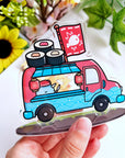 Acrylic Note Holder - Narnar's Sushi Truck - SumLilThings