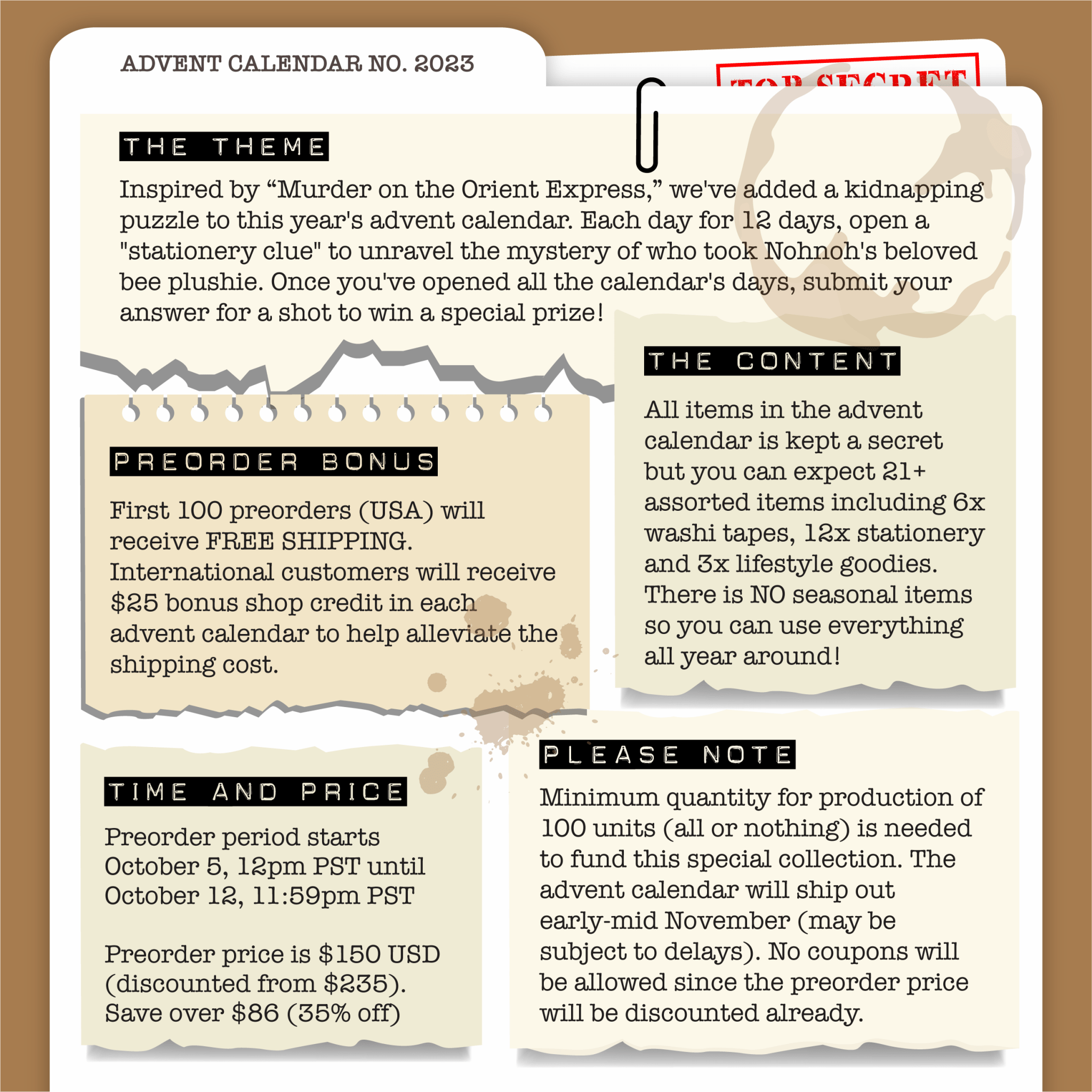 Advent Calendar 2023 - SumLilThings