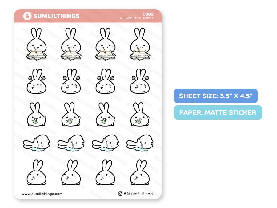 All About Lil Part 2 Stickers - SumLilThings