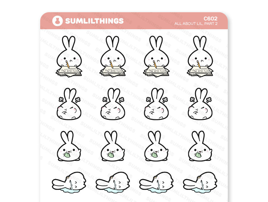All About Lil Part 2 Stickers - SumLilThings