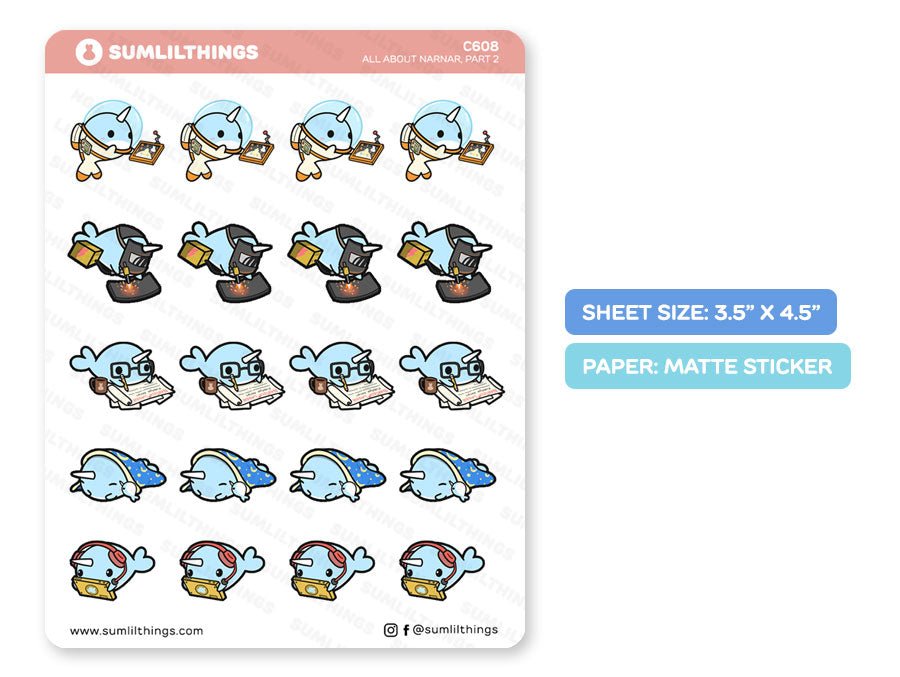 All About Narnar Part 2 Stickers - SumLilThings
