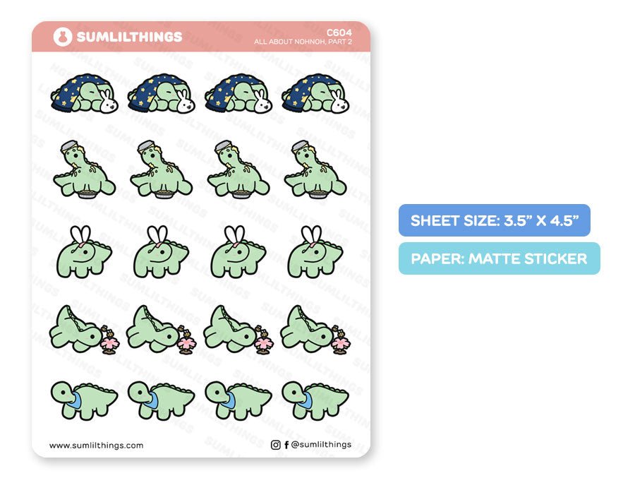 All About Nohnoh Part 2 Stickers - SumLilThings