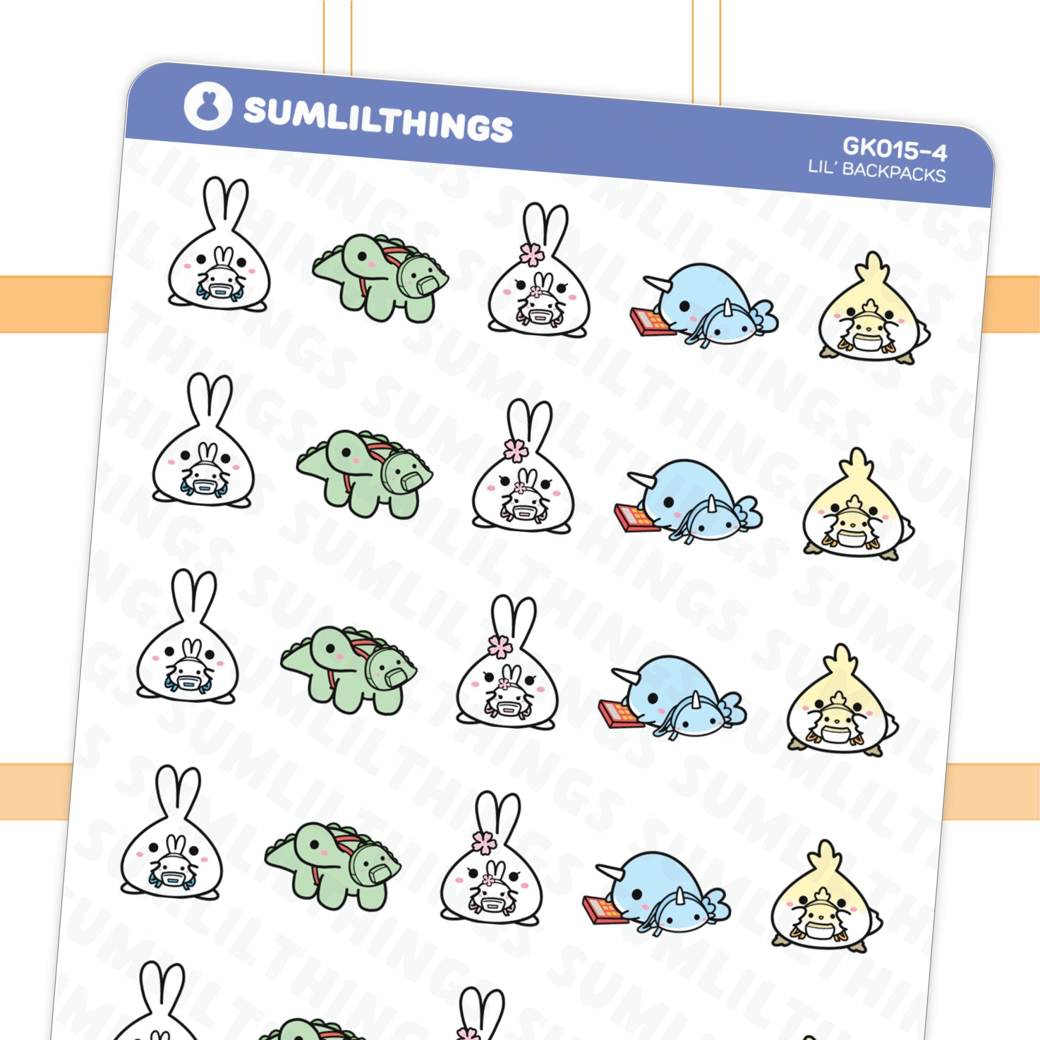 Backpacks Misfits Stickers - SumLilThings