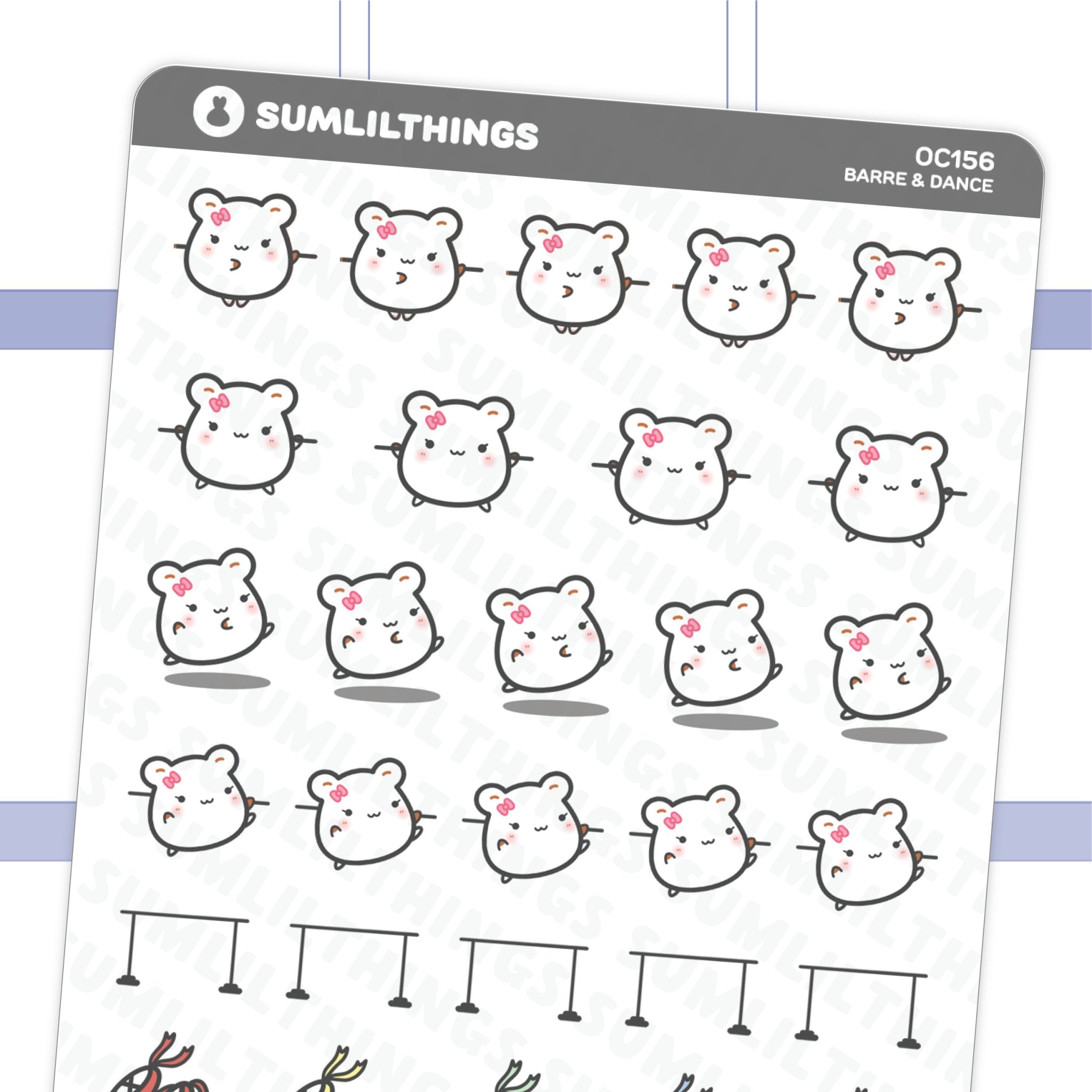 Barre & Dance Stickers - SumLilThings