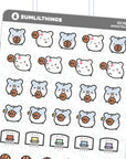 Basketball Stickers - SumLilThings